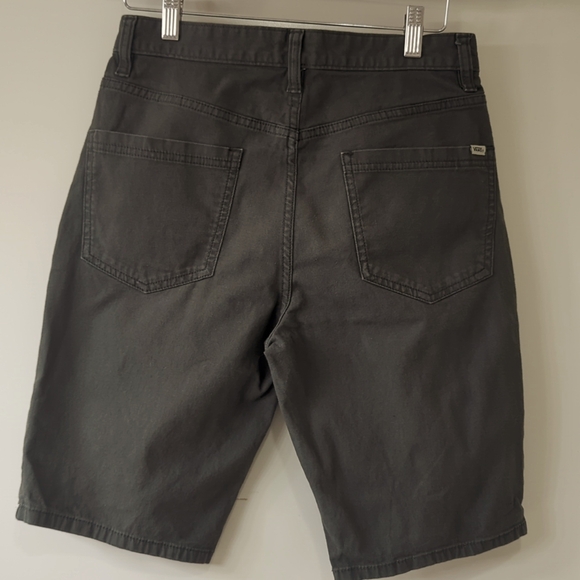 Vans Men's Cotton Blend Shorts Sz 28 Skater Preppy Off The Wall Vintage Green - Picture 6 of 13